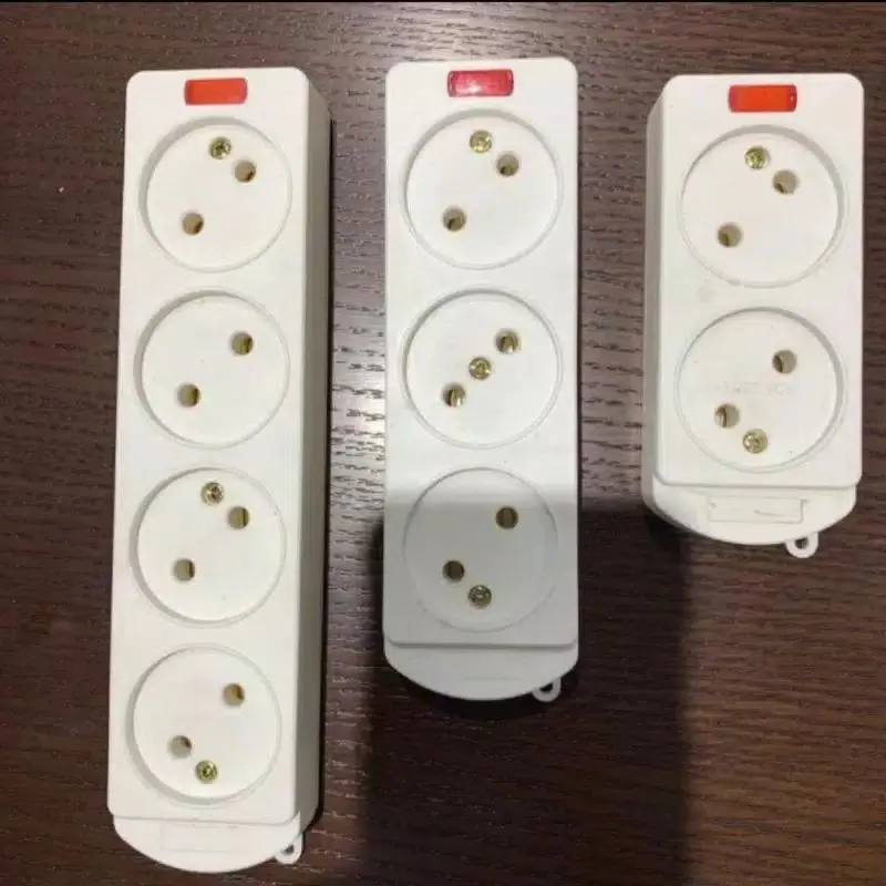 Mitsui Stop Kontak Gepeng 2 3 4 Lubang SNI + Lampu Indikator