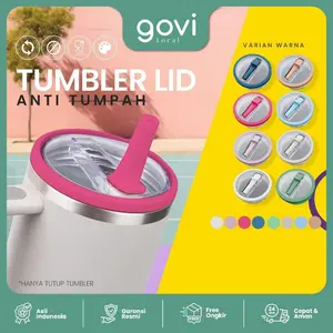 Goto [COD] Sealfit Lid Tutup Tumbler Penutup Gelas Tumblr Anti Tumpah 9.9 cm