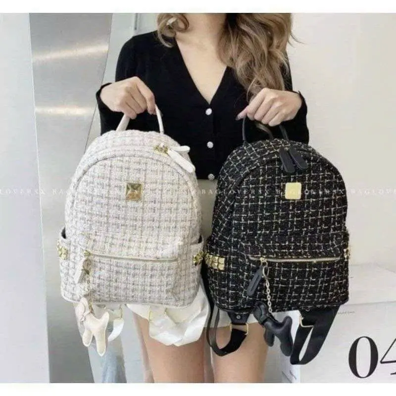 Balo đi học nam nữ vải dạ phong cách Hàn quốc ( ảnh cuối cận chất )