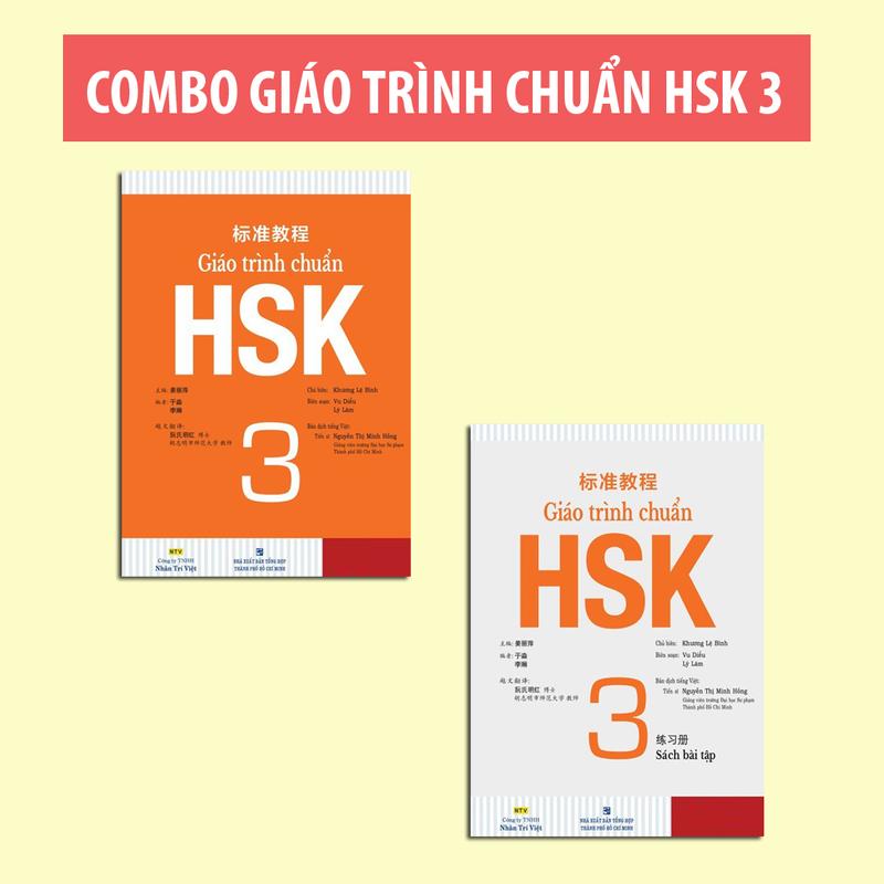 Sách - Giáo Trình Chuẩn HSK 3 Giáo Trình + Bài Tập ( Bản Đen Trắng Lẻ Tuỳ Chọn )