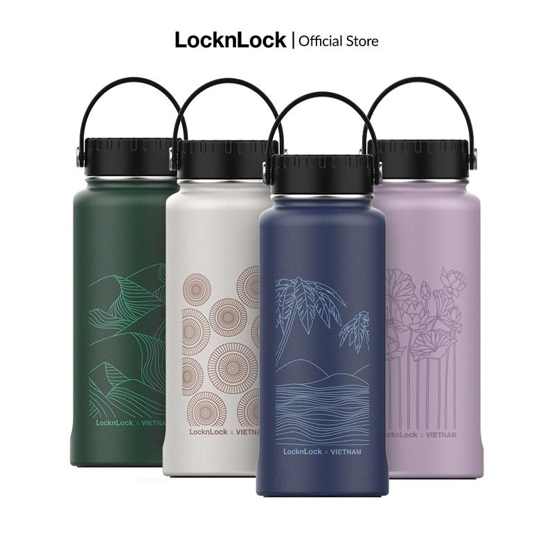  Bình giữ nhiệt Lock&Lock bằng thép không rỉ Riga Tumbler Vietnam Edition 897ml  4 phiên bản  LHC4160  KOC  
