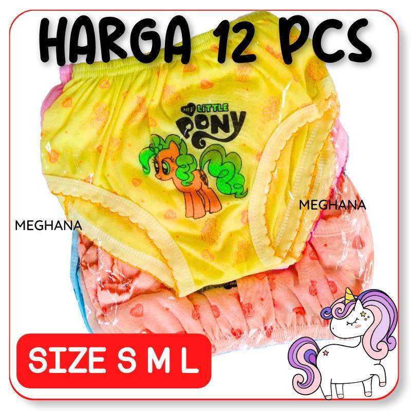 Selusin 12 PCS Celana Dalam Anak Perempuan Usia 1-7 Tahun 3