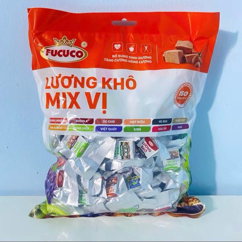 1Kg Lương khô Mix 13 Vị FUCUCO Hạt dinh dưỡng & Trái Cây
