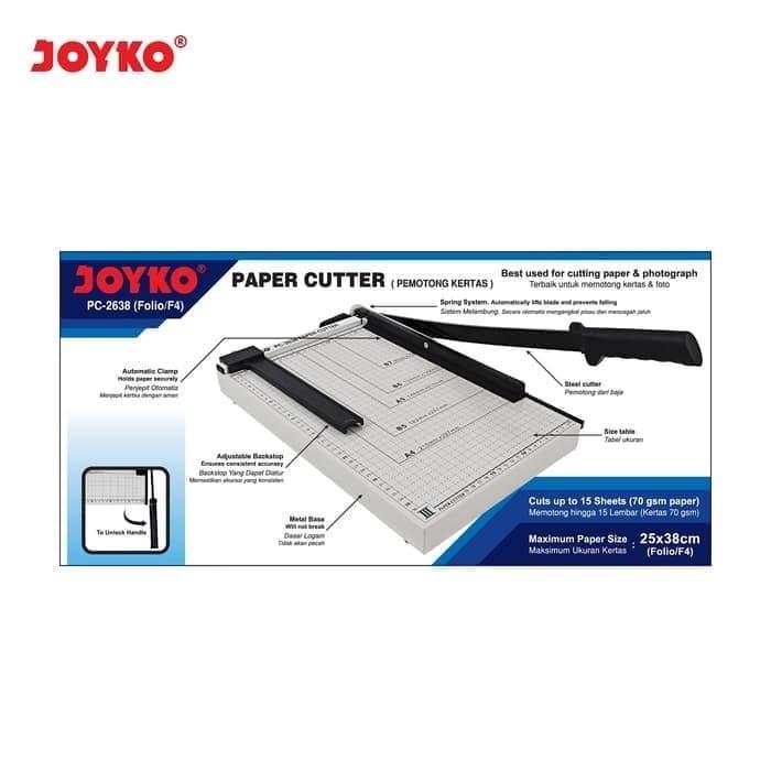 Gambar Joyko Paper Cutter Pemotong Alat Potong Kertas PC-2638 F4 ORIGINAL dari CENTRO TRADING Kota Bandung Tokopedia
