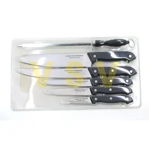 Hasston Pisau Set 7pc 3020-015 Pisau dapur set Pisau stainless steel set Perlengkapan Kitchenware