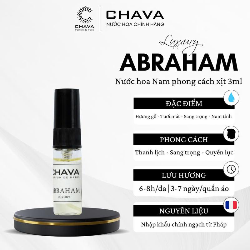 QUÀ TẶNG 3ML Dùng Thử Nam Nữ Nam & Nữ Hương Thơm Chuẩn Pháp C CHAVA Lưu Hương 6-8H Trên Da và 3-7 Ngày Trên Quần Áo Tiêu Chuẩn Pháp Perfume Xịt Thơm