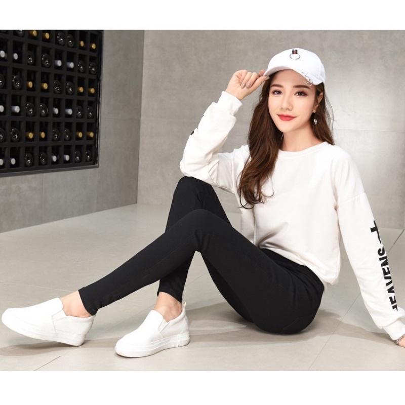 Quần Legging Umi Hàn cao cấp Pants Đen Nữ Women