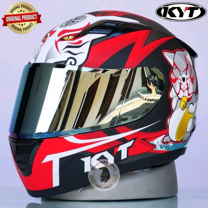 COD | Flat Visor / kaca datar Iridium KYT RC7 R10 K2R V2R  MDS VEKTORY IRIDIUM SILVER