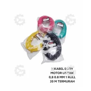 KABEL BODY MOTOR LISTRIK 0,8 0.8 MM 1 ROLL 20 M TERMURAH