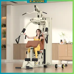 Stack Weight Home Gym 156KG – Mesin Fitnes Multifungsi, Latihan Otot Full Body, Frame Baja Premium