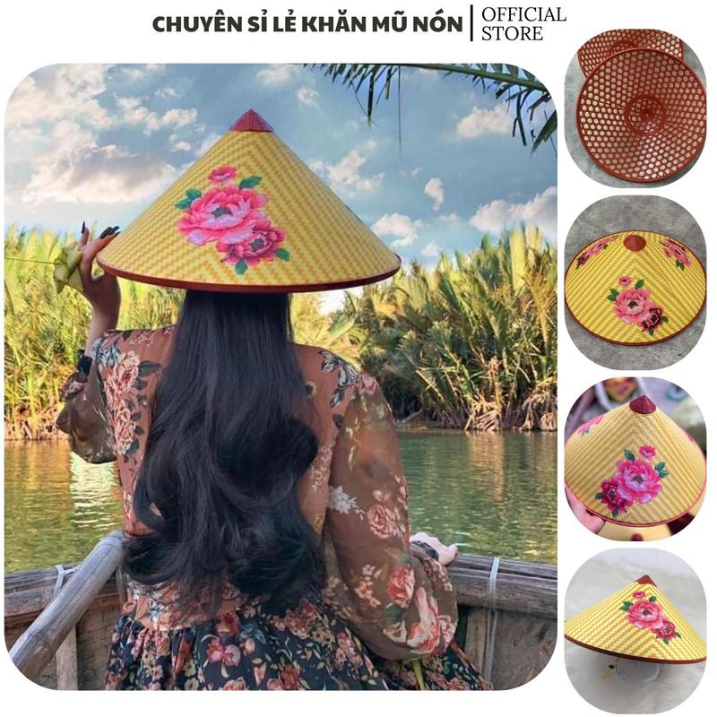 Nón Lá Nhựa Vành Rộng Nam Bạc Lót Chống Nắng Chống Tia UV