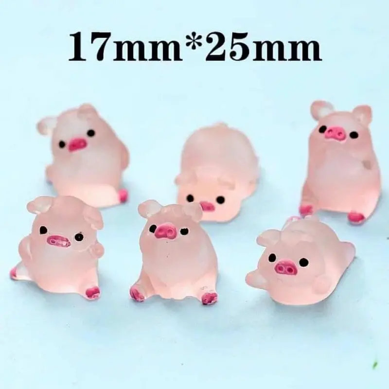 Set 50 túi mù mix ngẫu nhiên mini 2 - 3cm - túi nhân phẩm mix Vỏ Sò, Con Thú, Động Vật mini phát sáng hot trend tiktok douyin Decor phòng. 8