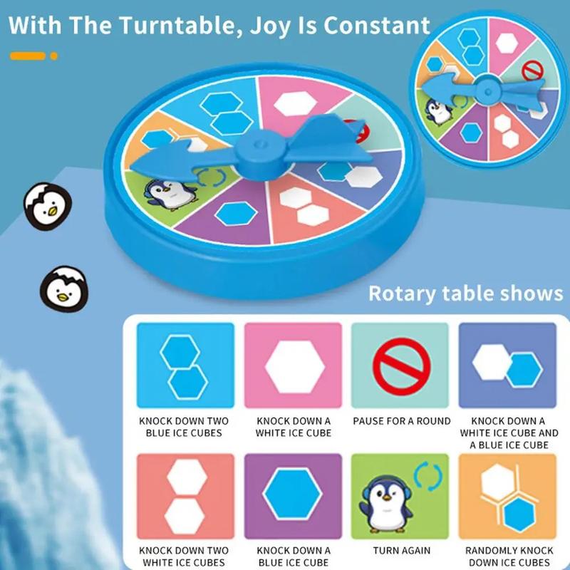 Product Introduction of Penguin Ice Breaking Funny Desktop Game Kid Toy Gifts Who Make The Penguin Fall Off Lose This Game Family Party Activity 31