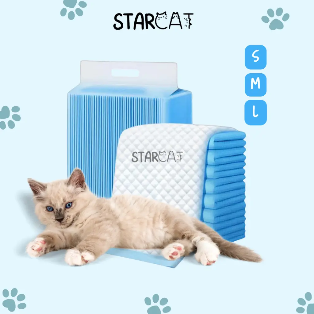 Underpad Alas Pipis Pee Poop Perlak Kucing Tatakan Sekali Pakai Toilet Portable