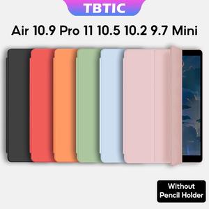 TBTIC For iPad Case Air 7 M3 2025 6 Pro 11 2024 11th A16 10th Gen Air 5 4 3 9th 8th 7th 6th 5th Generation Mini 9.7 10.2 10.5 10.9 11 Inch Silicone Soft