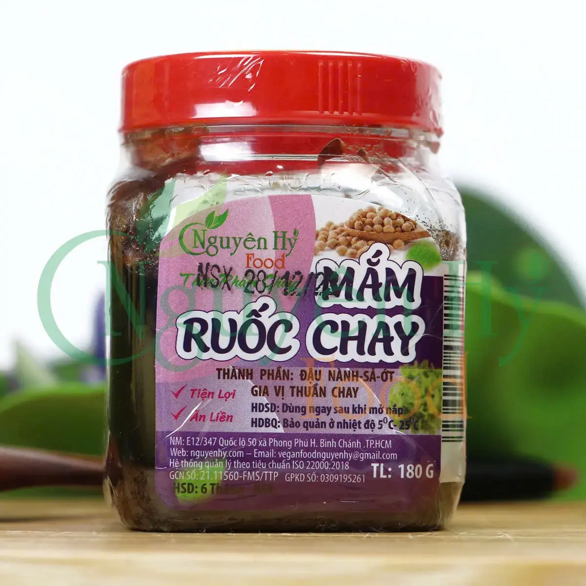 Mắm Ruốc Chay Nguyên Hỷ - 180g Nước Sốt Gia Vị Cay