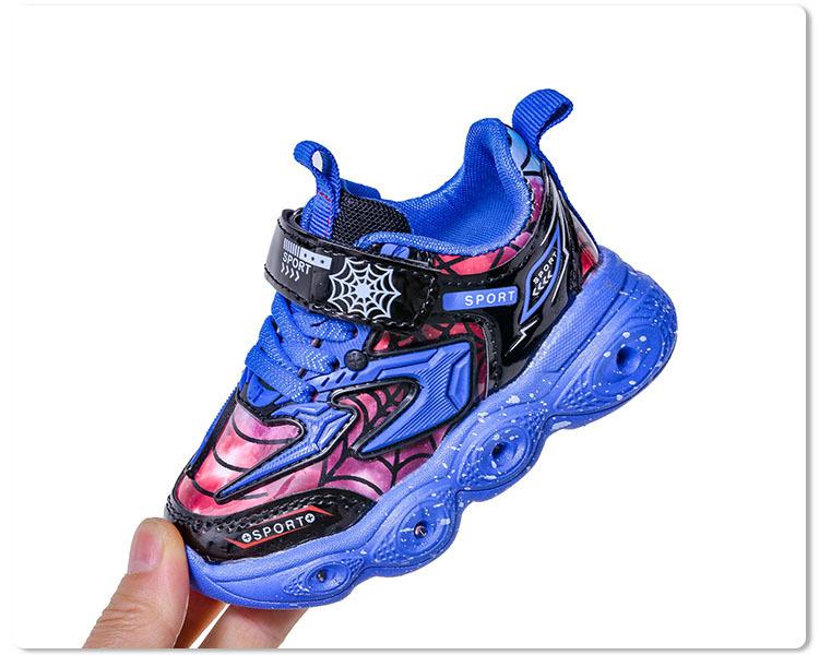 Product Introduction of Sneaker Kanak-kanak Berkilau, Baru pada 2024, Untuk Lelaki, Koleksi Musim Bunga dan Musim Luruh, Diperbuat daripada Kulit, dengan Lampu LED, Kasut Kasual Kanak-kanak Kecil dan Sederhana, Jualan Langsung Kilang 11