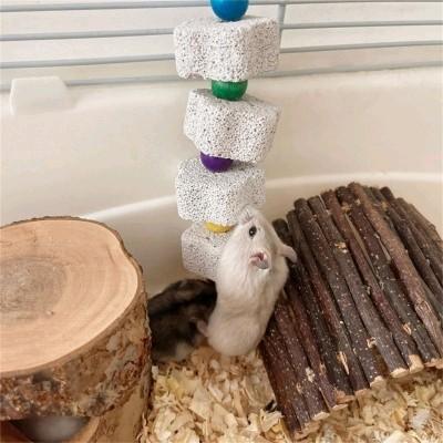Dây đá bông hoa vừa mài mỏ cho vẹt vừa làm đồ chơi, đồ trang trí lồng vẹt 6