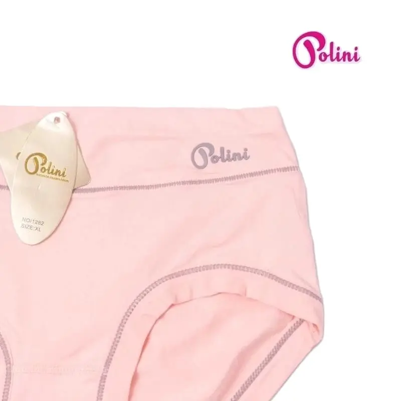 Isi (3, 6, 12pcs) Celana Dalam Wanita Polini 1282 & 1283 CD Wanita Super Soft 3