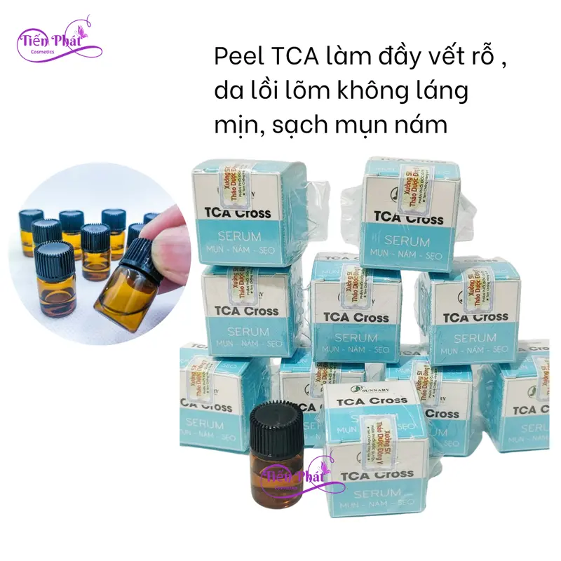 Serum peel nám peel mụn tàn nhang giảm sắc tố hỗ trợ sáng mịn da  Skincare Làm Đẹp Da TCA Tiến Phát 2