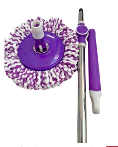 Cây lau nhà xoay 360 inox 304 - Mâm nhựa dùng cho mọi loại thùng lau lau  nhà hình số 8