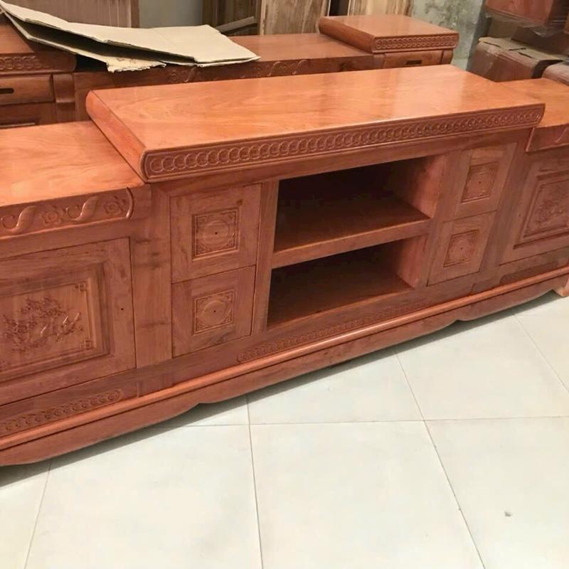 Kệ TV gỗ hương đá , gỗ hương xám, xoan đào kích thước dài 2m ; 2,2m 6