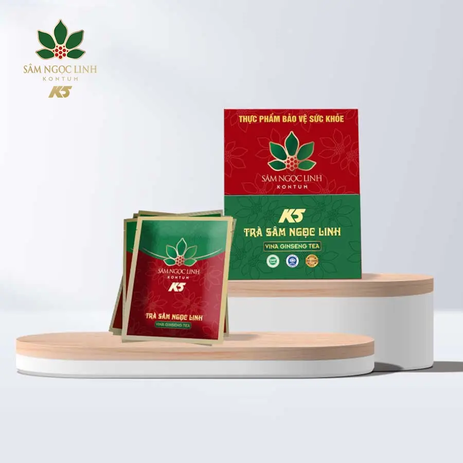Trà Sâm Ngọc Linh Kon Tum K5 (Hộp 20 gói)