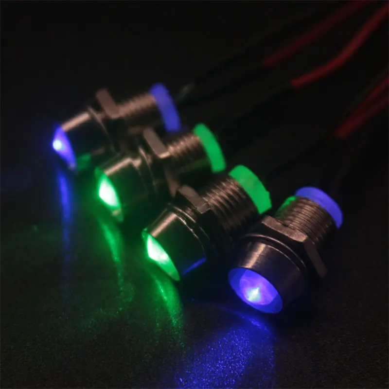 Bộ đèn LED RC, Mới, dành cho bánh xích 1 / 8 1 / 10 1 / 12, Đèn pha dễ lắp đặt, Thích hợp cho ô tô trôi dạt, đèn pha xe tải RC, cho HSP, HPI, MN99, MN90, Wltoys 5
