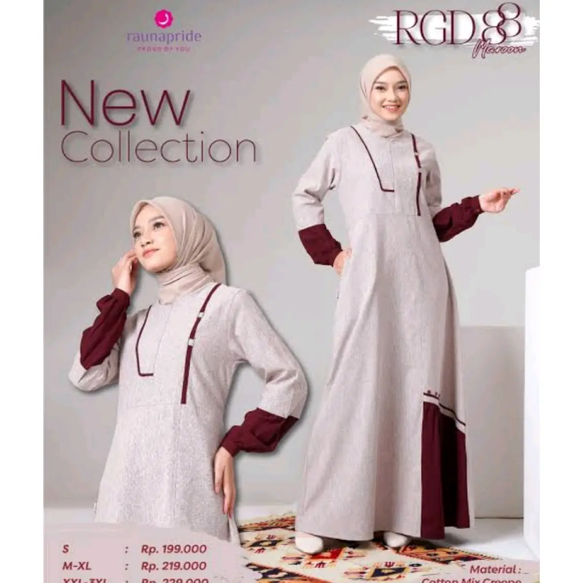 GAMIS RAUNA RGD 88 RAUNA TERBARU