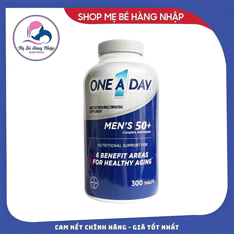  Viên Uống Bổ Sung Vitamin Tổng Hơp One A Day Cho Nam 50+ 