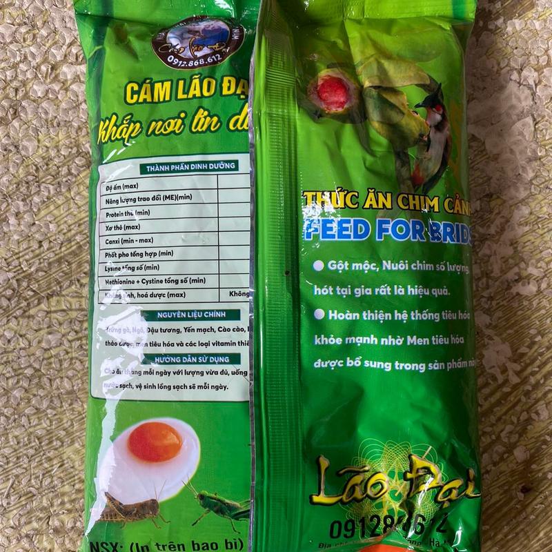 CÁM CHIM CẢNH TỔNG HỢP - LÃO ĐẠI 500g 