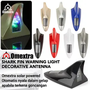 Shark Fin Warning Light Omextra Decoratif Antenna Car Antena Hiu Mobil