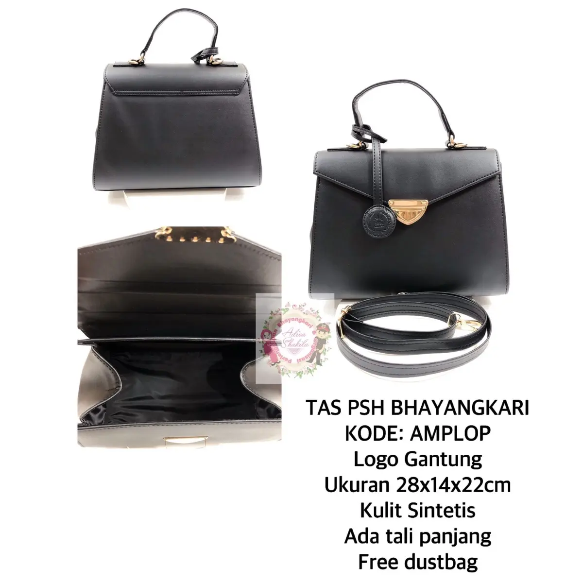 TAS PSH BHAYANGKARI PERSIT PIA IKKT JALASENASTRI DHARMAWANITA KODE AMPLOP LOGO GANTUNG