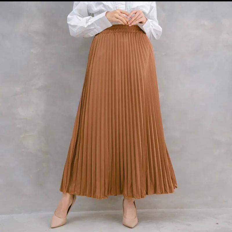 Rok Plisket Lebar Premium 0
