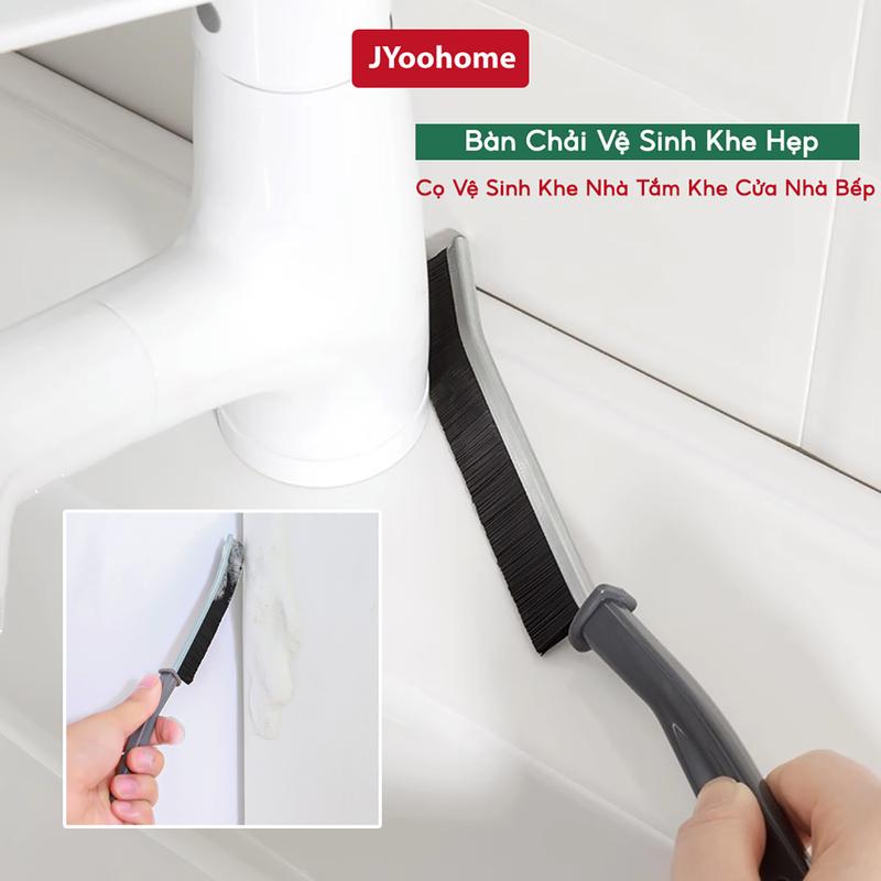 COMBO 10 Bàn Chải Vệ Sinh Khe Hở Góc Rãnh Đa Năng JYoohome Cọ Vệ Sinh Khe Nhà Tắm Khe Cửa Nhà Bếp Nhỏ Gọn Tiện Lợi Lông cứng Bền chắc