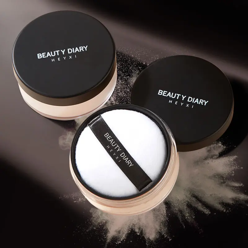 Heyxi HEYXI Air Finishing Powder Face Powder Oil Control and Waterproof Sweat-Proof Concealer Powder Wholesale 12G Makeup Cosmetic