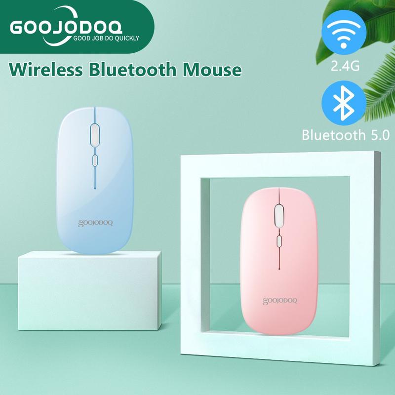 Product Introduction of Chuột không dây 2 trong 1 Goojodoq Dual Mode 2.4Ghz Wireless Bluetooth 2 In 1 Cordless Mouse 28