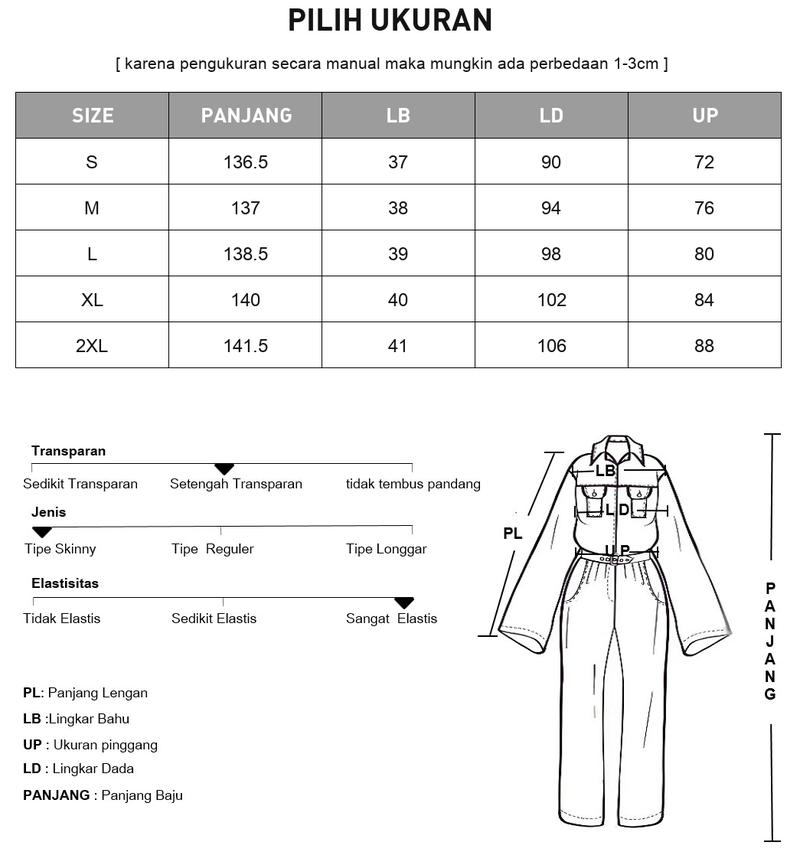 Product Introduction of 【ready stock】 FADFAD Elegant and luxurious long-sleeved v-neck jumsuit 0