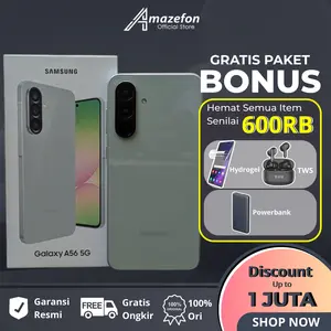 Samsung Galaxy A56 5G - Samsung A56 8/256GB 12/256GB NFC Garansi Resmi Samsung 1 Tahun Layar Super AMOLED 6,7 inci Prosesor Exynos 1580 Kamera 50 MP Baterai 5000 mAh