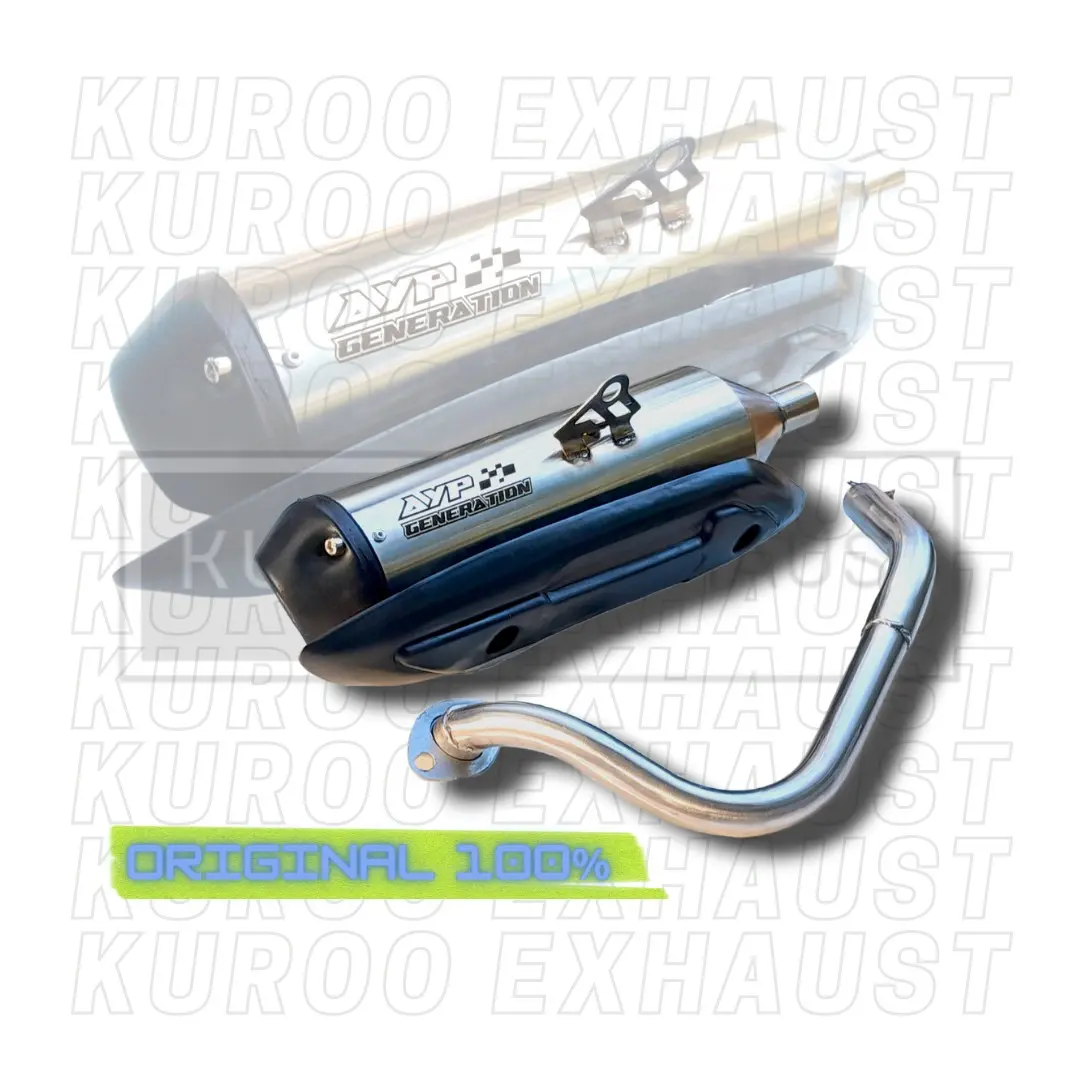 knalpot original AYP PRO pnp MATIC stainless laser