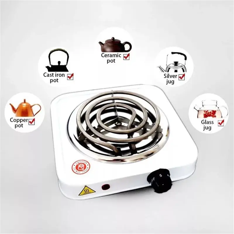 Bếp điện mini 1000w, đồ dùng gia đình, tiện dụng cho mọi nhà, nhỏ gọn xinh xắn đáng yêu, hiệu quả ok Bếp Ga 1