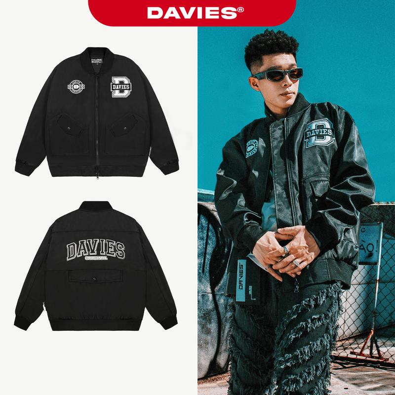  Áo khoác bomber nữ nam dù hai lớp local brand DAVIES Tactical Jacket | D27-AK1 