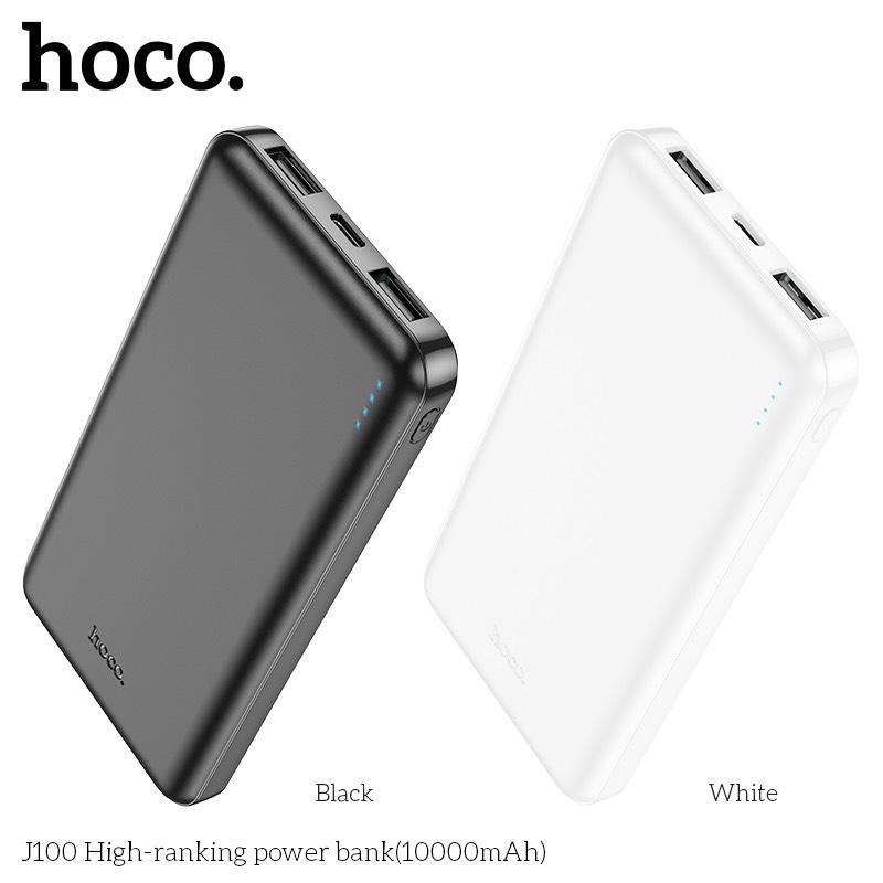 Sạc Dự Phòng HOCO 10.000mAh-J100-2 Cổng USB Sạc Ra Điện Thoại 