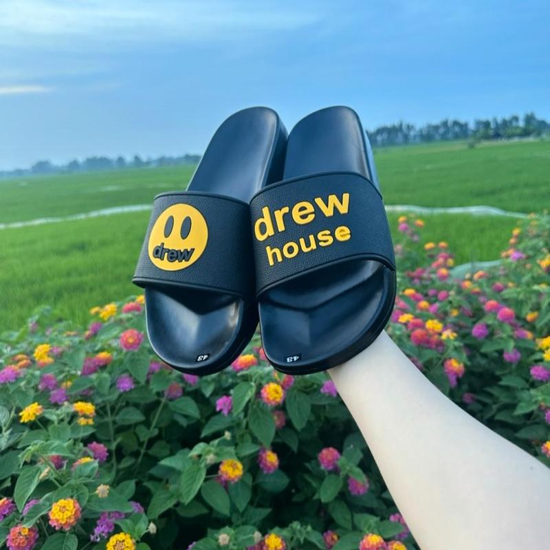 Dép quai ngang drew chất liệu cao su cao cấp chống nước,chống trơn trượt bản đế cao su đúc 3 phân kiểu dáng xu hướng bắt trend dành cho boy girl phố_dép quai ngang nam nữ đẹp
