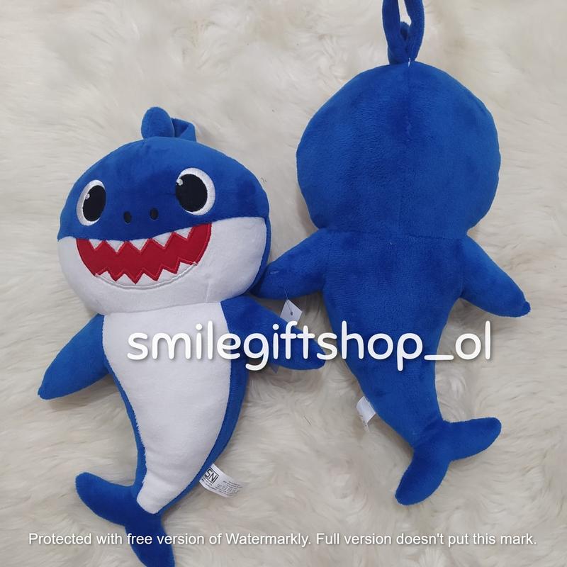 Boneka Plush Toys Anak Perempuan Laki Laki Bayi Baby Shark Pinkfong Bunyi Krincing Warna Warni Unofficial 7