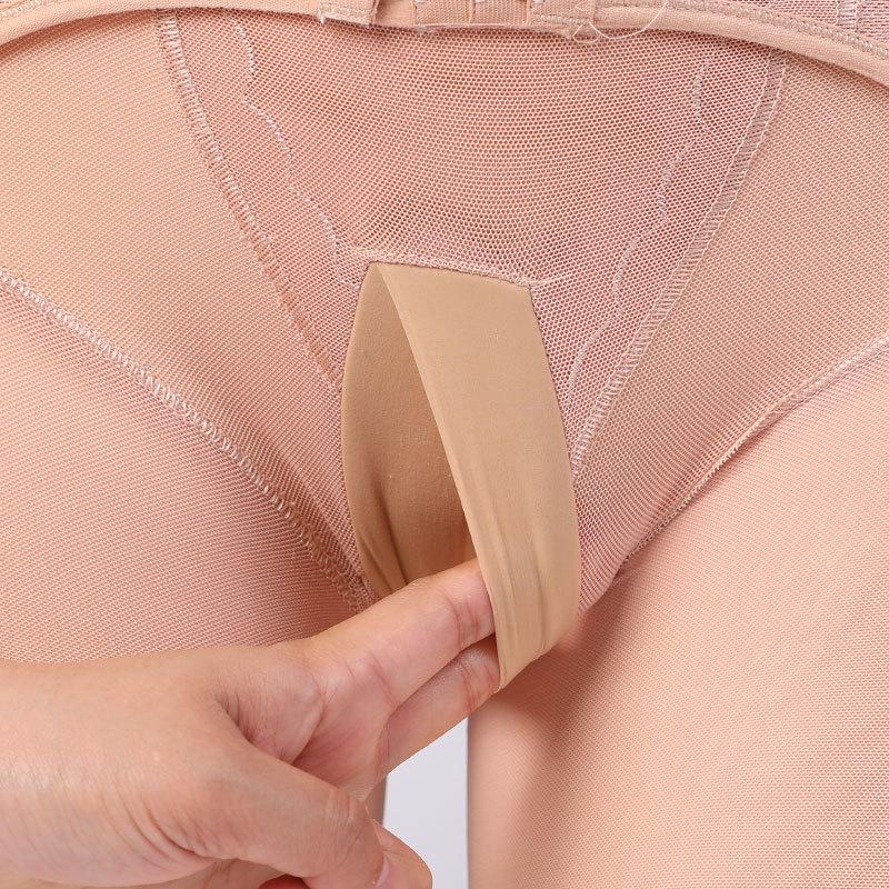 Product Introduction of Summer Men's Breathable Breasted Mesh Buckle Waist Shaping Hip Raise High Waist Body Shaping Fifth Pants Three Rows Six Buttons Belly Contracting Boxer 30