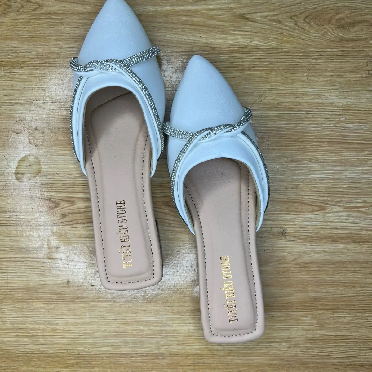 Sục 3p xoàn xoắn mũi TuyetKieuStore Nữ Shoes DéP Guốc GiàY