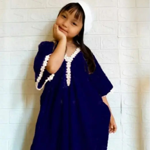 baju kaftan anak perempuan  terbaru/gamis kaftan anak cewek 3