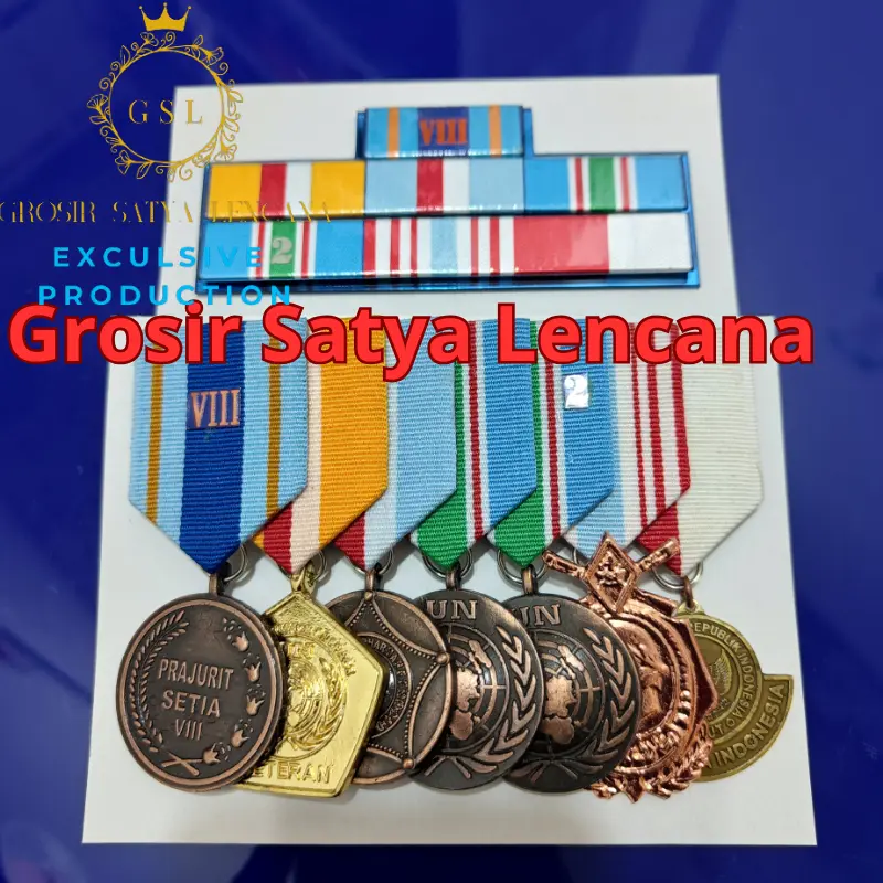 Pita Jasa / Medali 8 Tahun TNI Veteran Santi Dharma Libanon LAF Duta Budaya - Satya Lencana