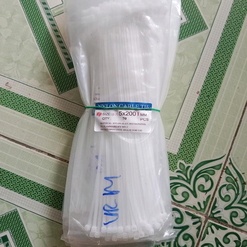 Dây rút 5*200 bản lớn hơn so với 4*200 - TikTok Shop Vietnam